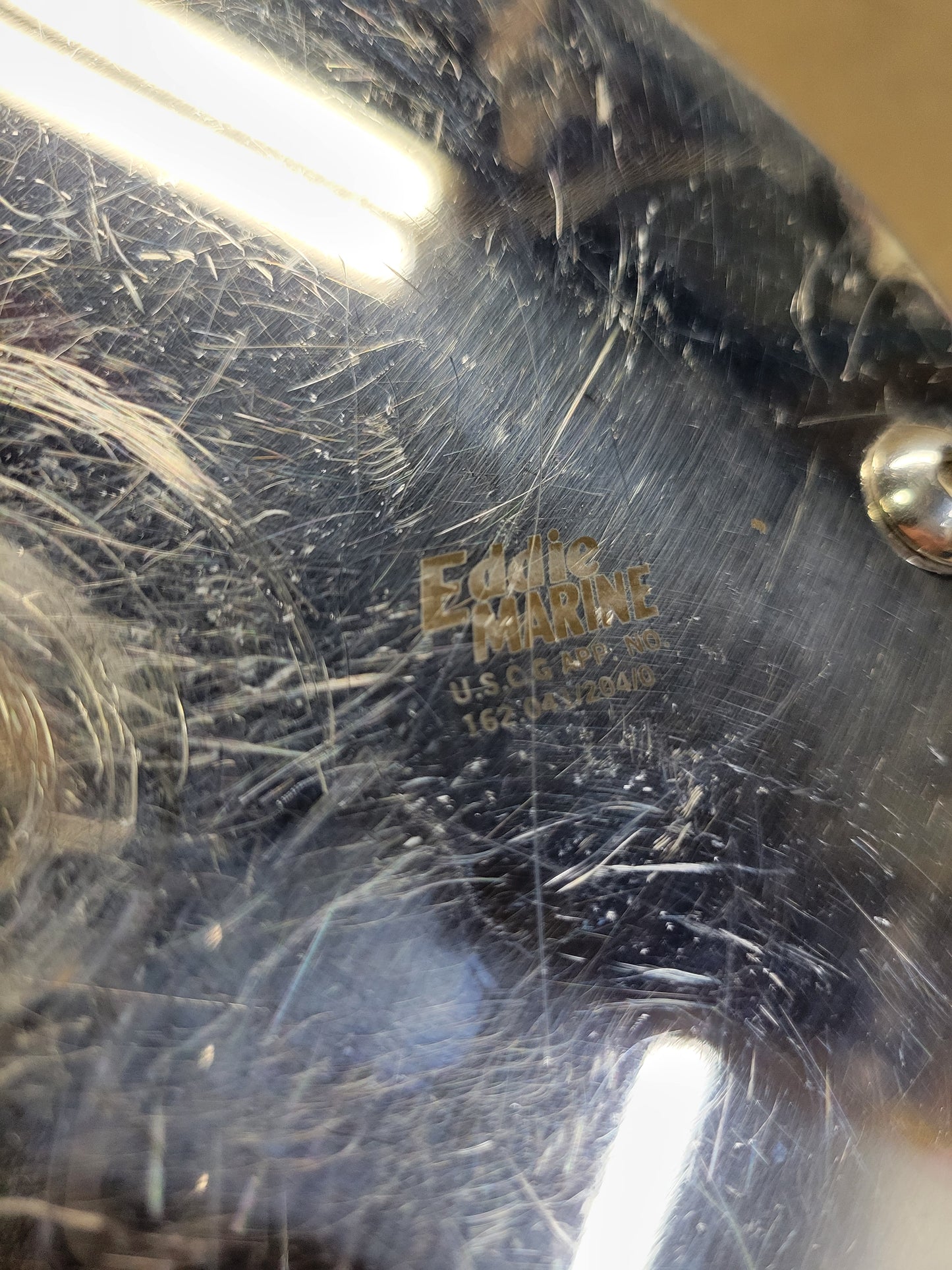 Flame Arrestor Eddie Marine 8'' X 5" Stainless Polished