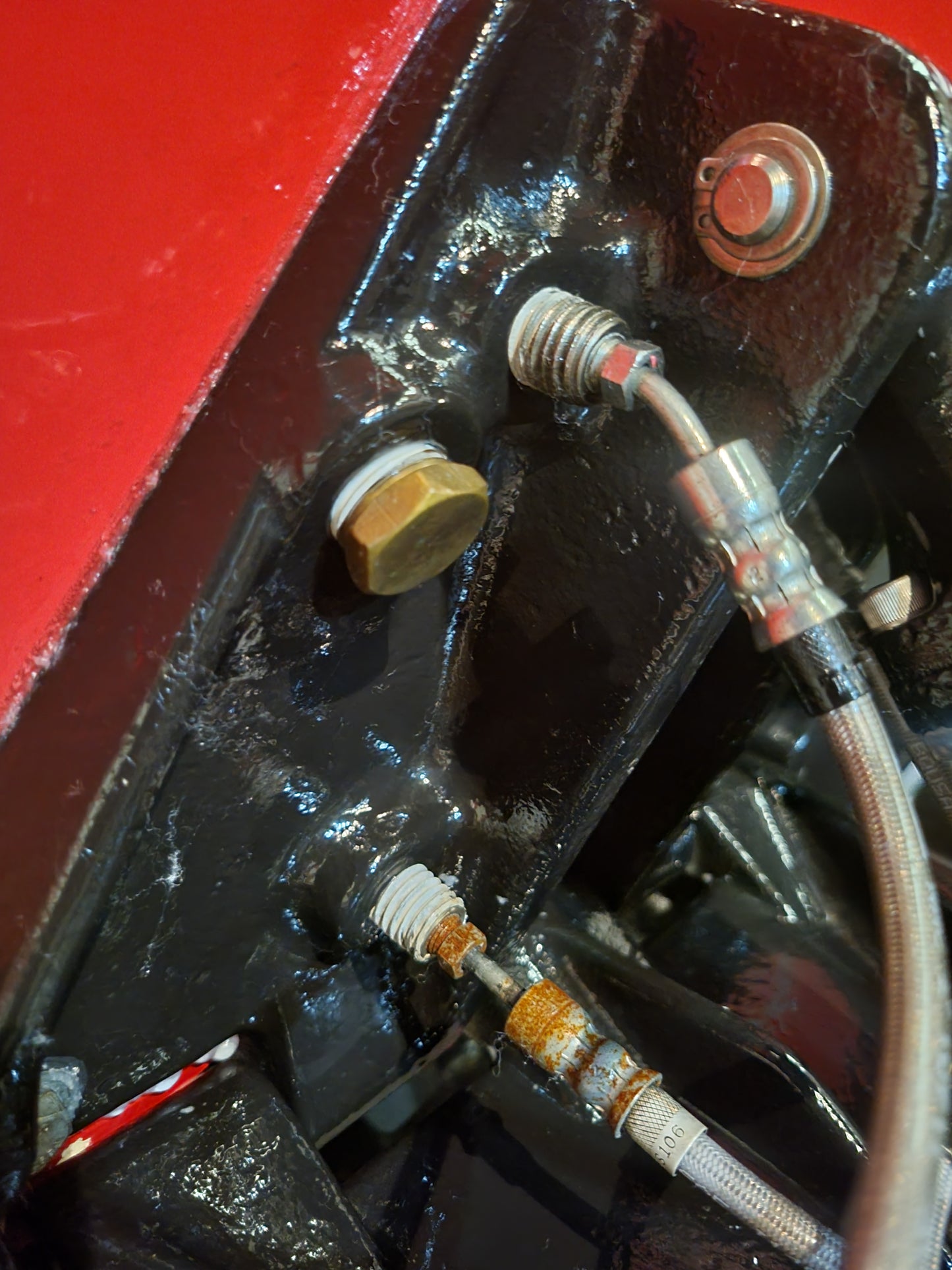 Oil Line Thru Hull Nut For K-Plane Trim Tabs