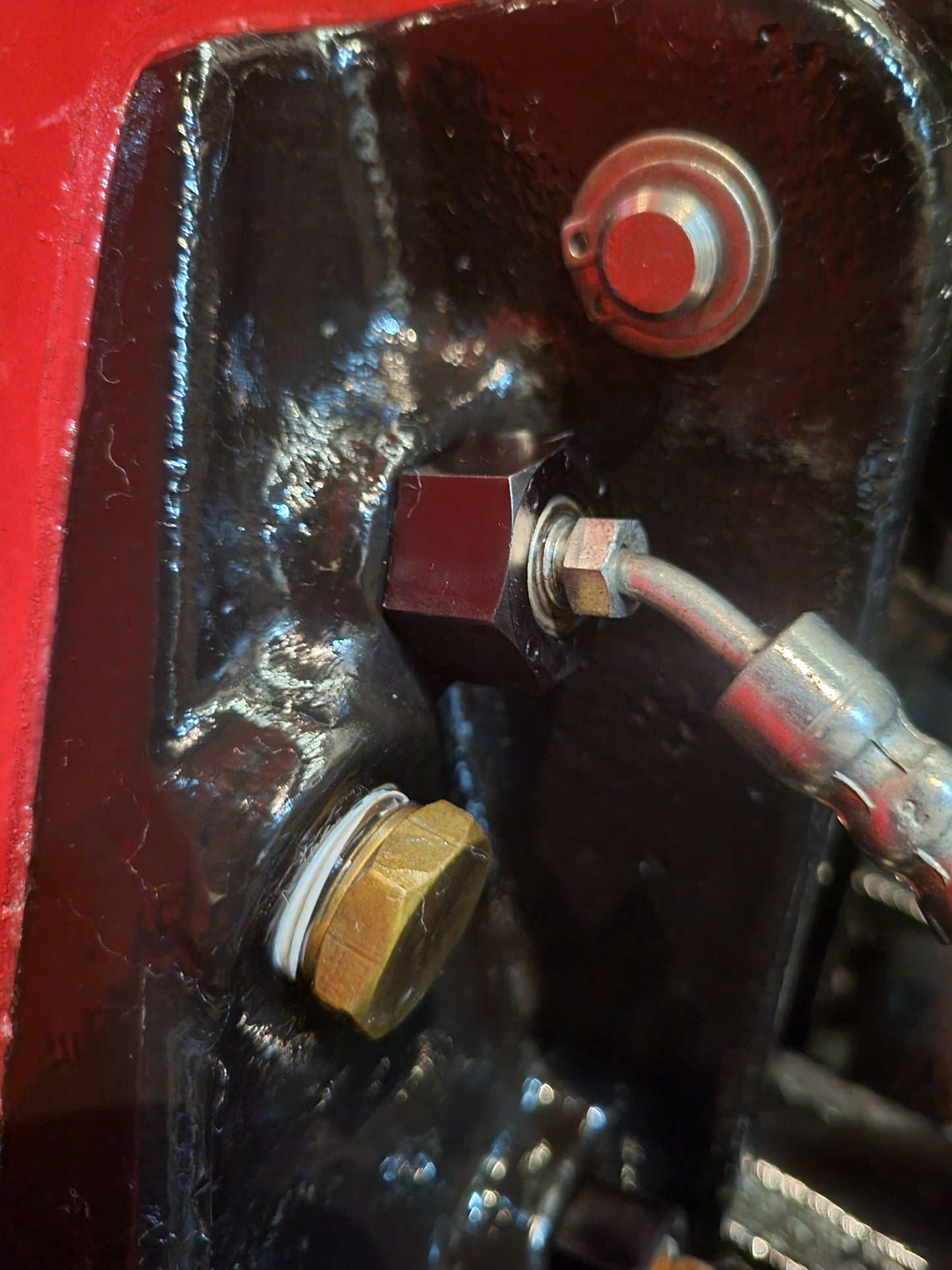 Oil Line Thru Hull Nut For K-Plane Trim Tabs