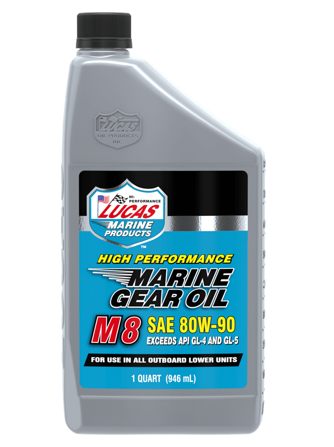 Lucas Oil M8 High Performance Gear Oil SAE80w90 Quart