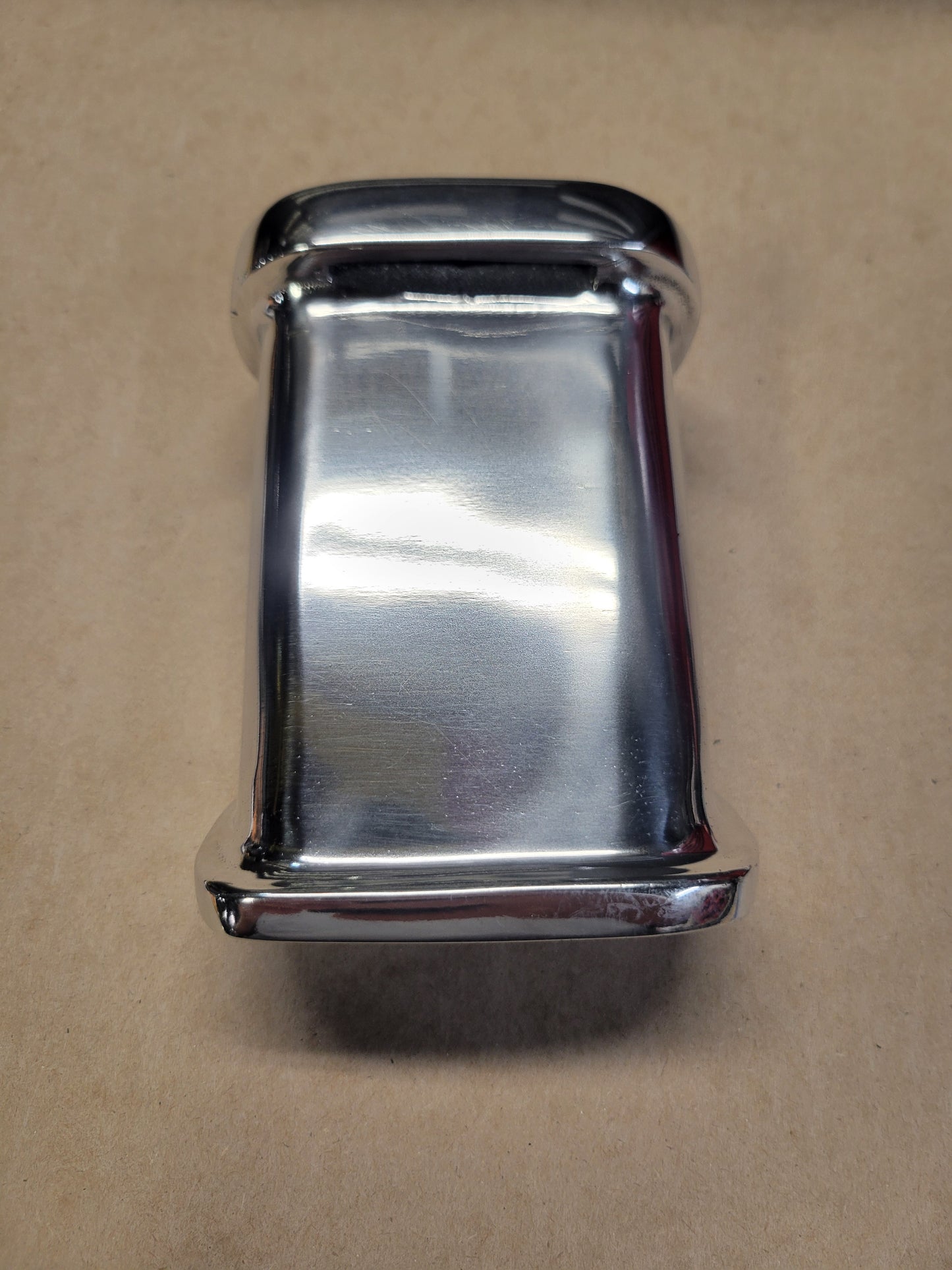 Polished Valve Cover Breather Angled Mount