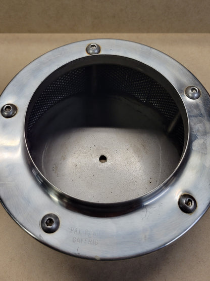 Flame Arrestor Gaffrig 8'' X 3" Stainless Polished